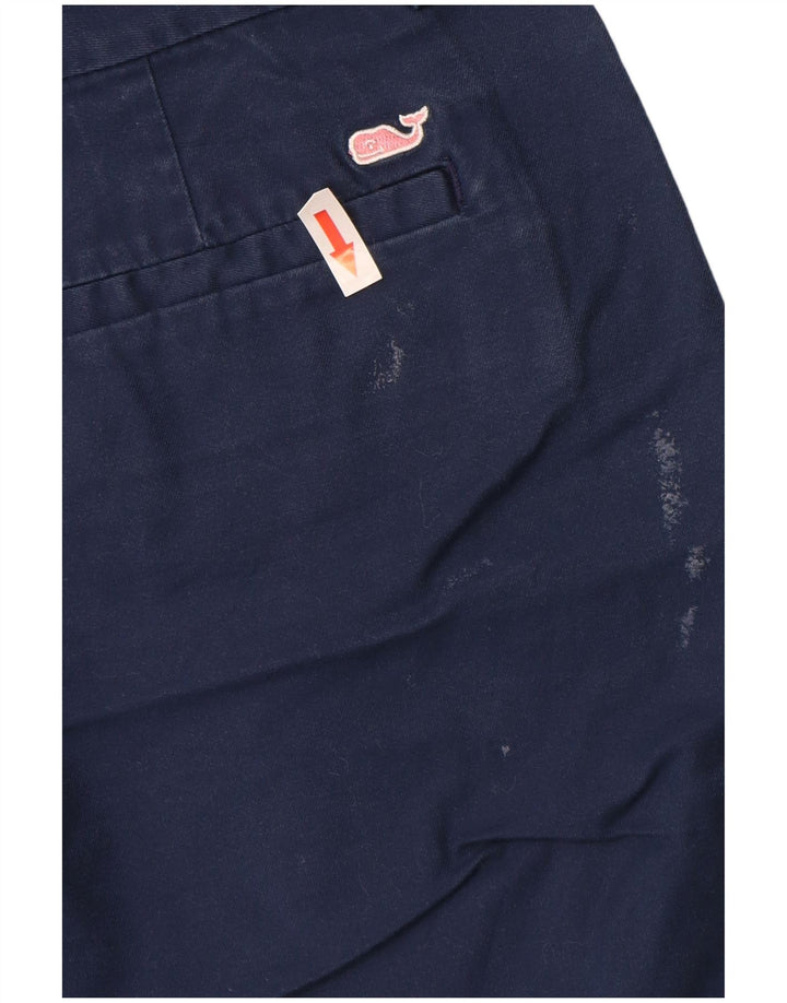 Vineyard Vines Mini jupe femme US 4 Small W30 coton bleu marine