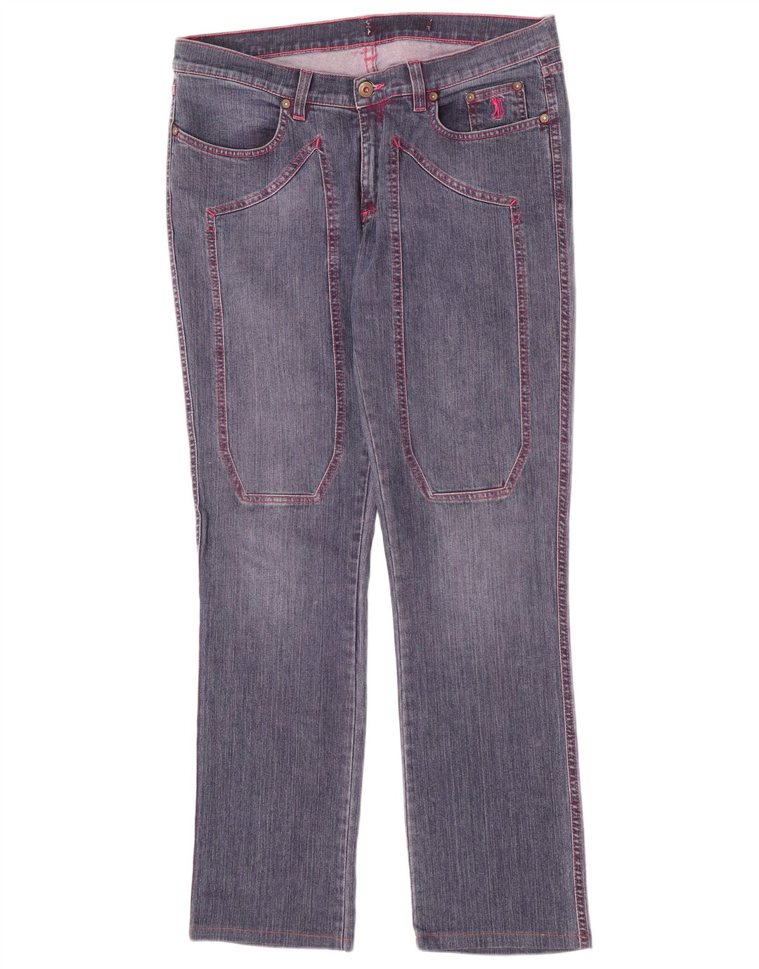 Jeckerson Jean Slim Femme W34 L30 Bleu Coton
