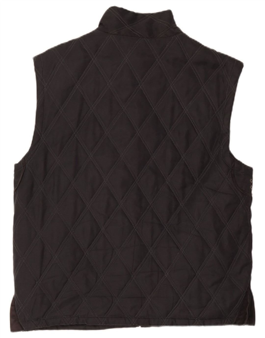 Mila Schon Gilet rembourré pour femme EU 52 4XL Noir Polyester