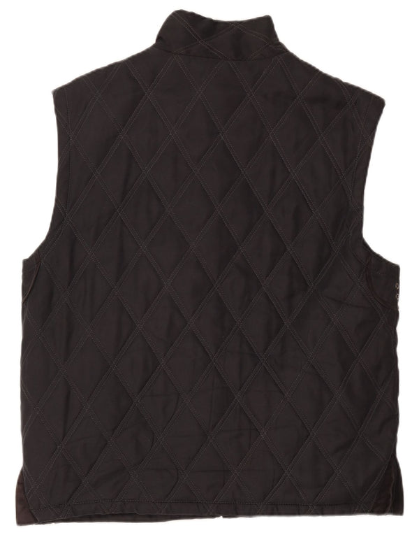 Mila Schon Womens Padded Gilet EU 52 4XL Black Polyester