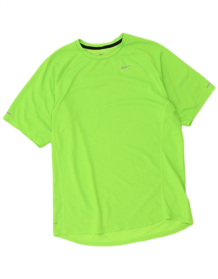 Nike Hommes Dri Fit T-Shirt Haut Large Vert Polyester