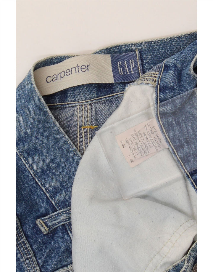 Gap Jean droit Carpenter Cargo homme W32 L32 bleu coton