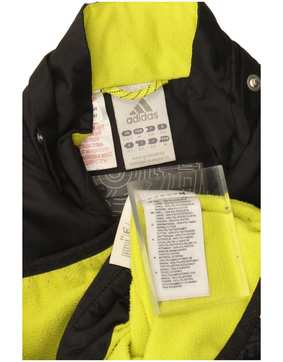 ADIDAS Veste de survêtement pour garçon 11-12 ans Noir Colourblock Nylon