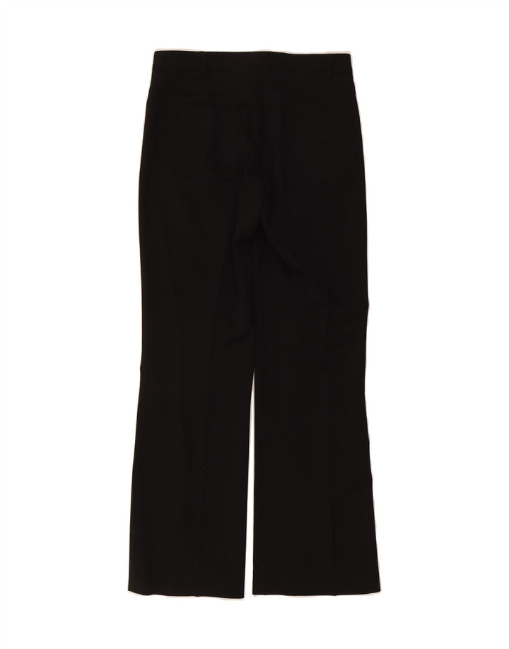 RENE LEZARD Womens Bootcut Casual Trousers EU 36 Small W27 L31 Grey Wool Vintage Rene Lezard and Second-Hand Rene Lezard from Messina Hembry 