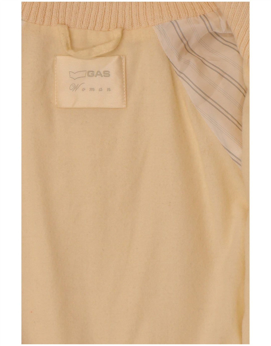 Gas Manteau en fausse fourrure pour femme UK 14 Medium Off White
