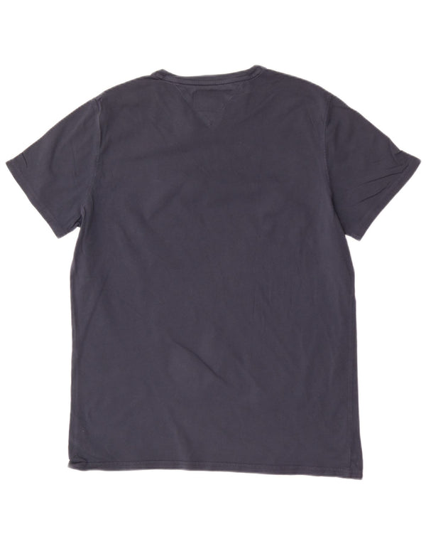 Tommy Hilfiger T-Shirt Homme Haut Large Bleu Marine