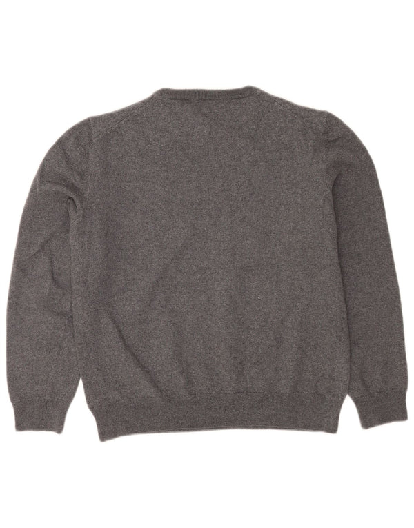 Hugo Boss Pull ras du cou pour femme UK 18 XL Laine vierge grise