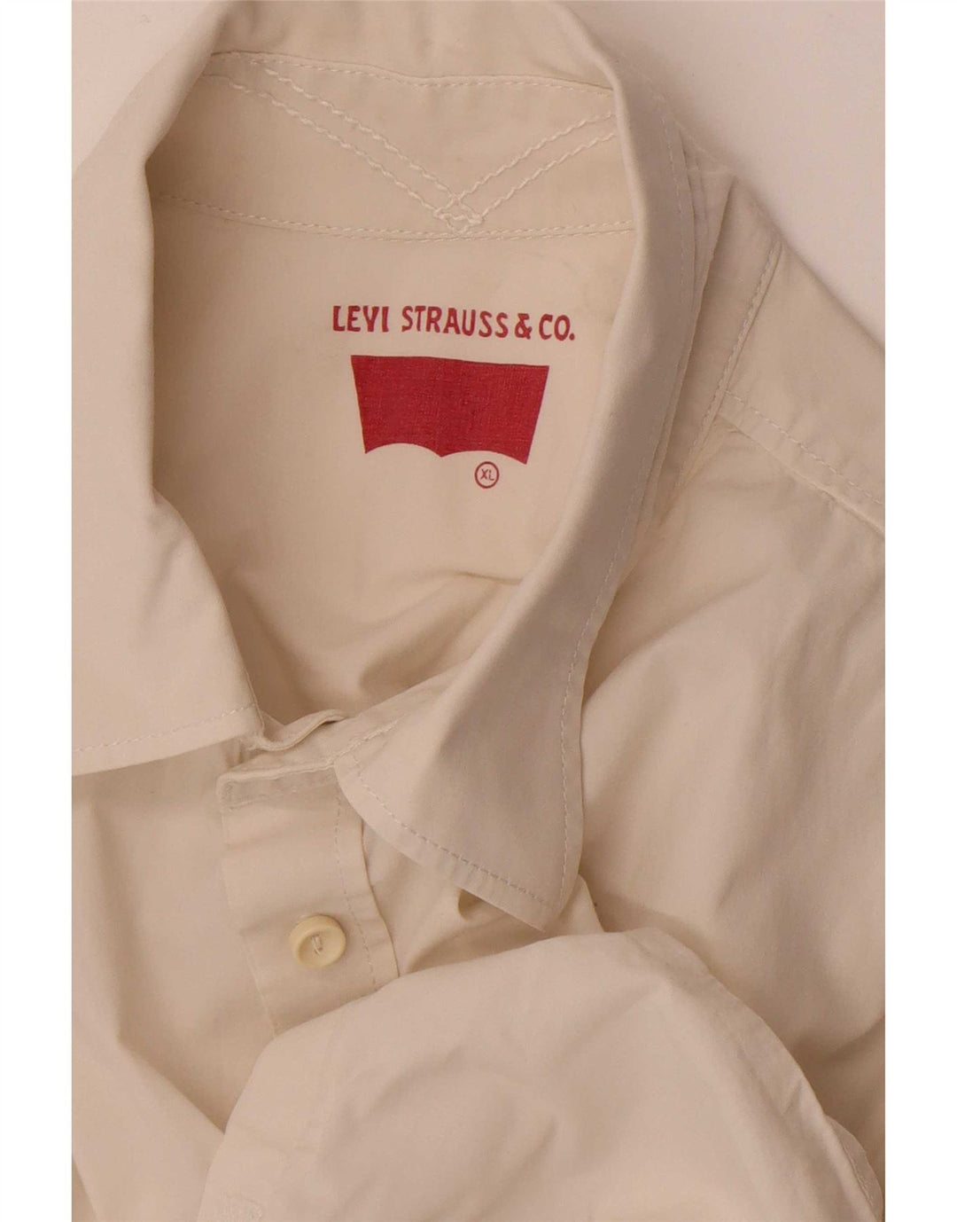 Levi's Chemise Regular Fit XL Homme Blanc Cassé