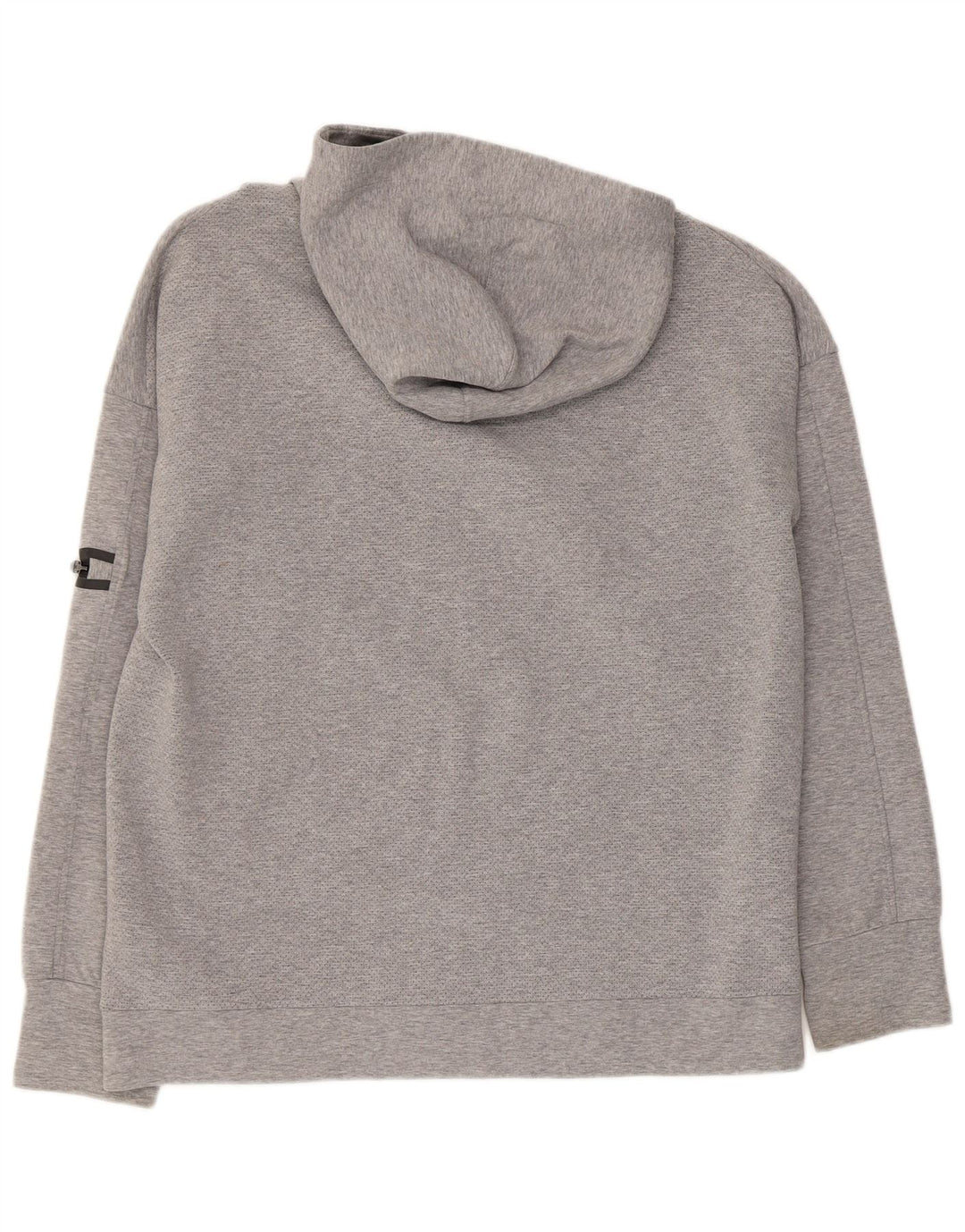 SUPERDRY Pull à capuche zippé graphique pour homme XL Gris Coton