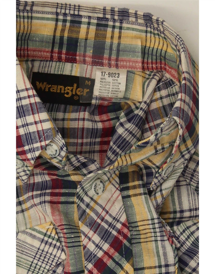 Wrangler Chemise en flanelle pour homme en coton à carreaux multicolore moyen