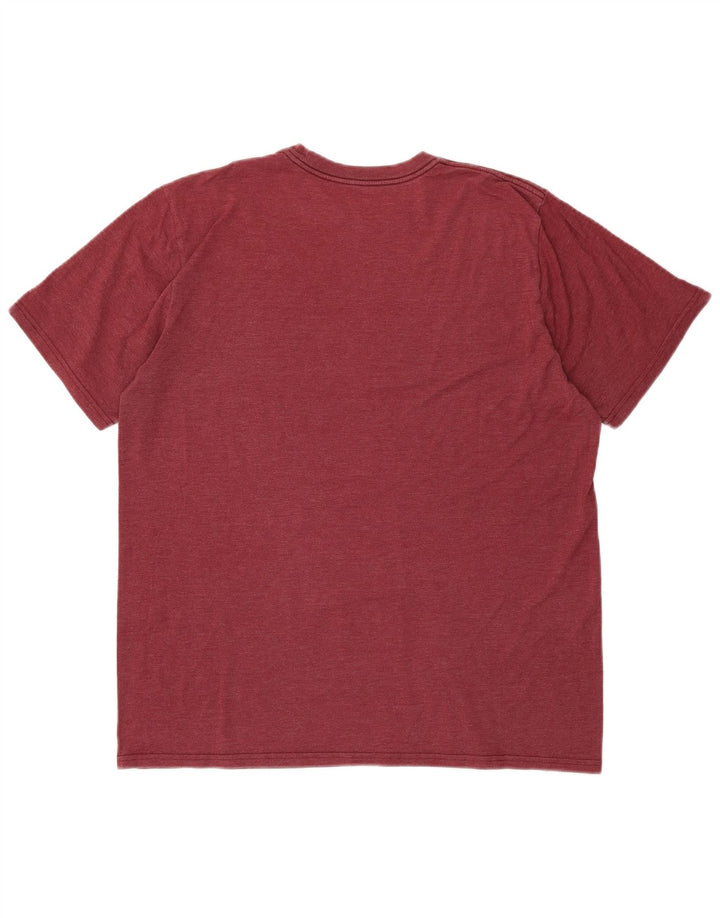 CONVERSE T-Shirt Graphique Chuck Taylor Homme Bordeaux Moyen