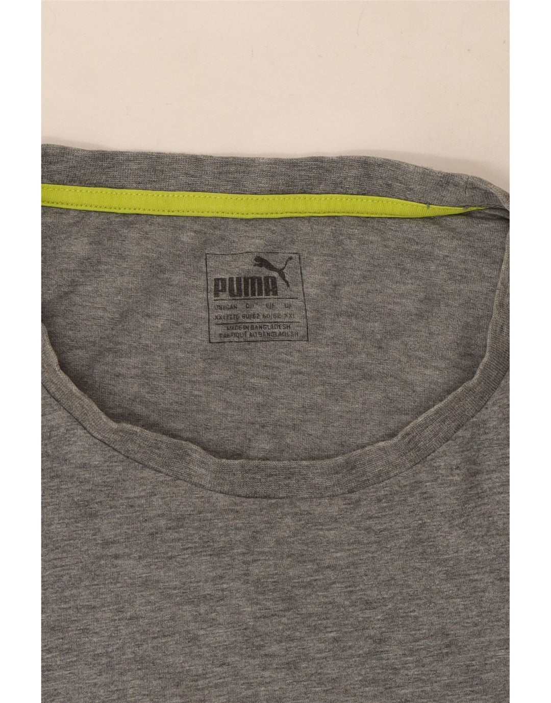 Puma T-shirt graphique pour homme 2XL Gris moucheté