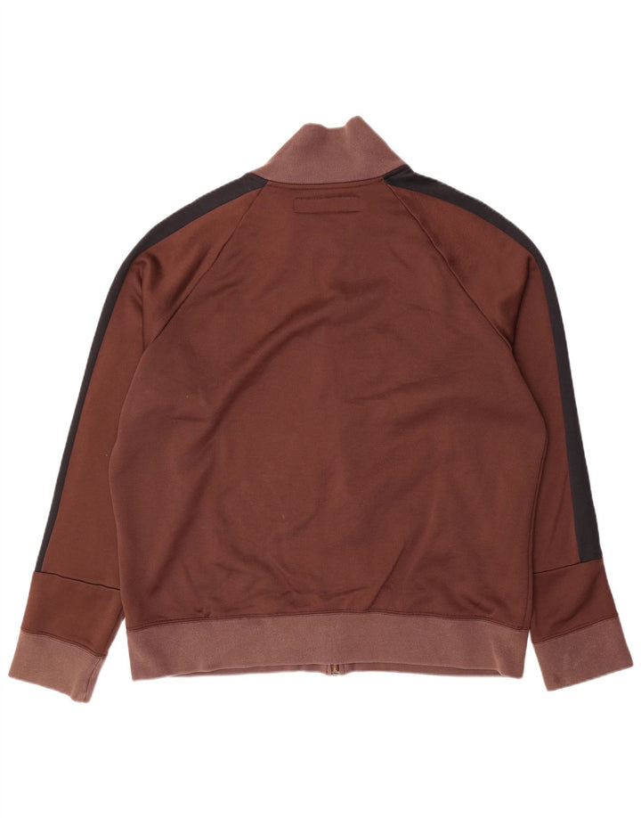 Replay Veste de survêtement graphique pour hommes 2XL Marron Colorblock Polyester