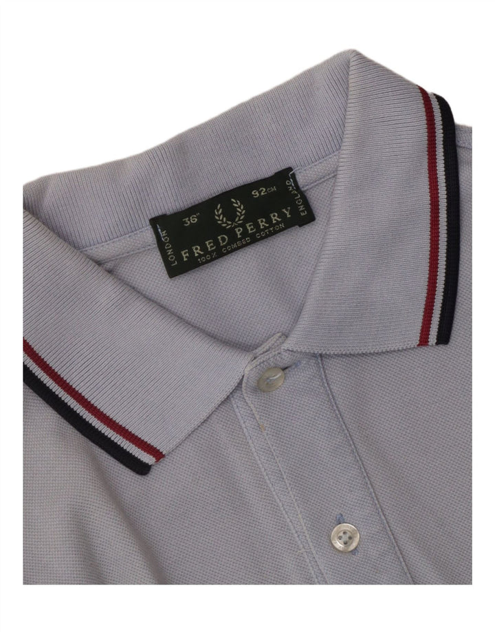 Fred Perry Polo Homme Petit Bleu Coton
