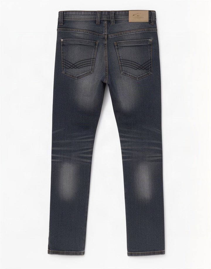 Tom Tailor Jean droit homme W30 L29 bleu marine coton