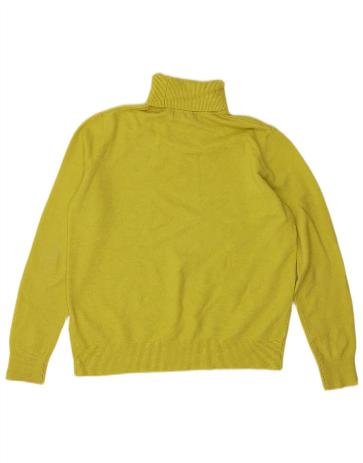 Marks & Spencer Pull col roulé pour femme UK 10 Petit Jaune