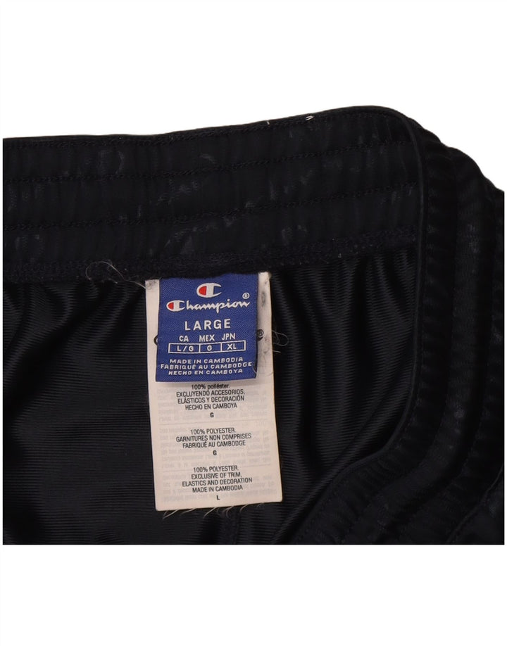 Champion Pantalon de survêtement graphique pour homme, jogging, grand, bleu marine, polyester