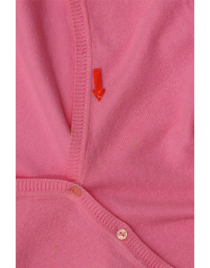 Zara Cardigan Femme Pull UK 10 Petit Rose