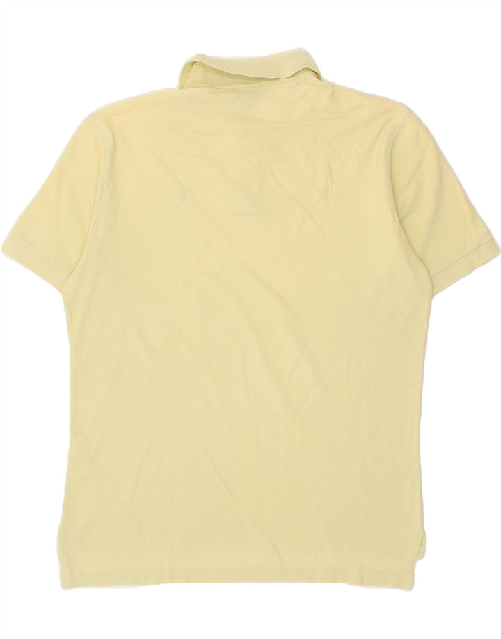 TRUSSARDI Mens Polo Shirt Large Yellow Cotton Vintage Trussardi and Second-Hand Trussardi from Messina Hembry 