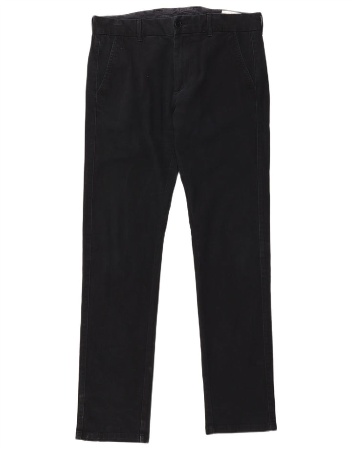 GAS Pantalon Chino Droit Homme IT 48 Medium W34 L33 Noir Coton
