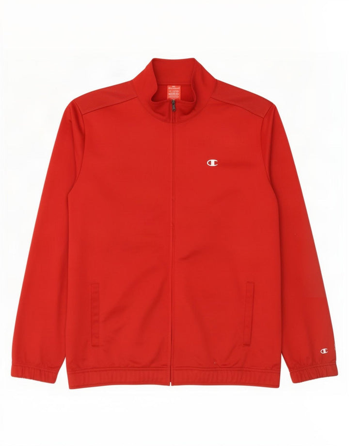 Champion Veste de survêtement pour homme 3XL Rouge Polyester