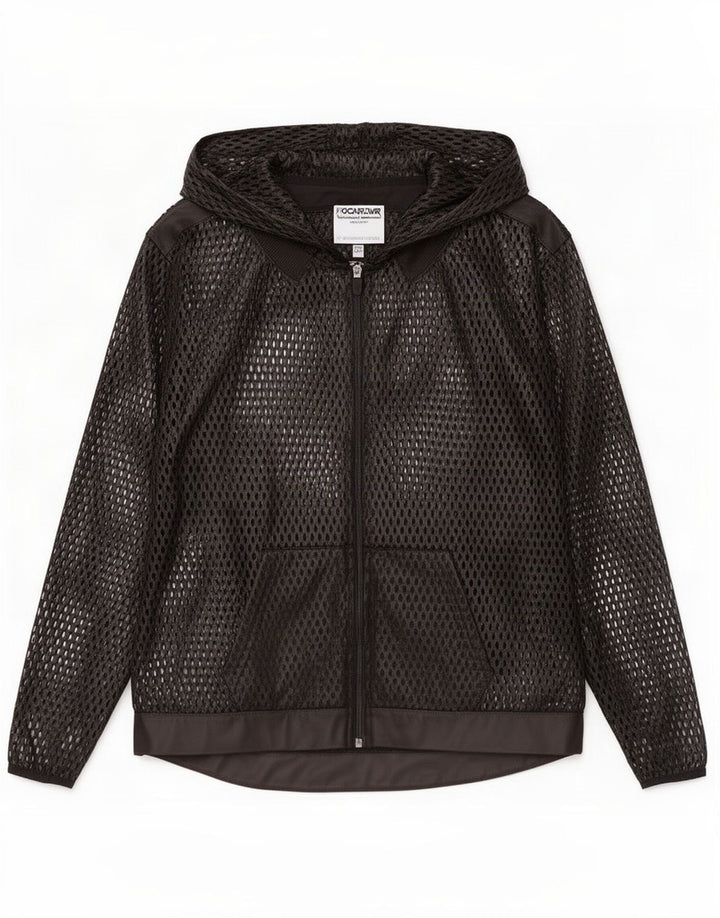 Adidas Veste de survêtement à capuche pour femme UK 10 Petit Noir