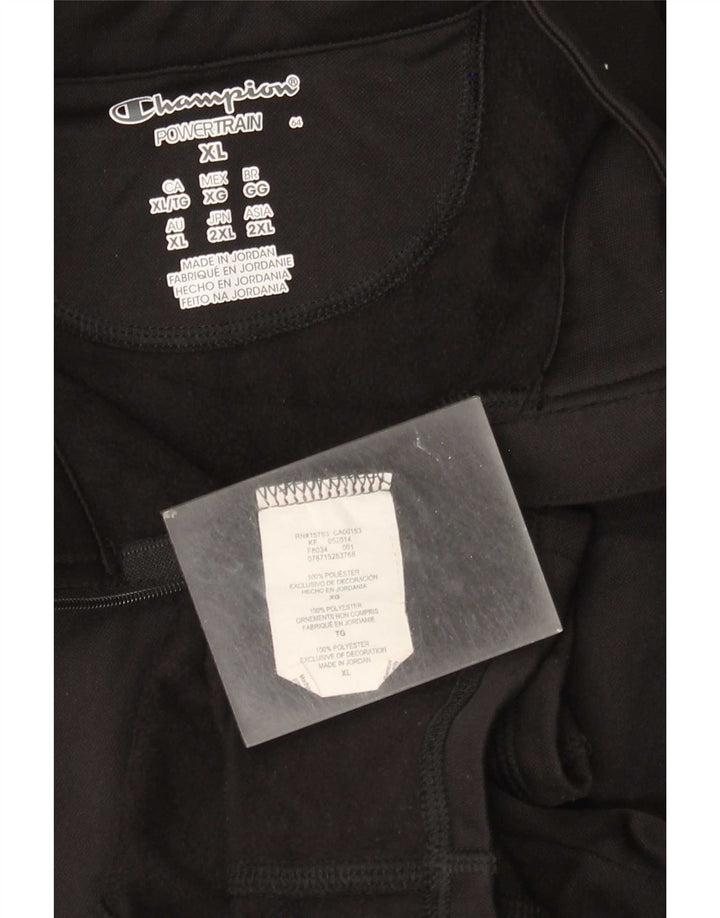 Champion Veste de survêtement pour femme UK 18 XL Noir Polyester