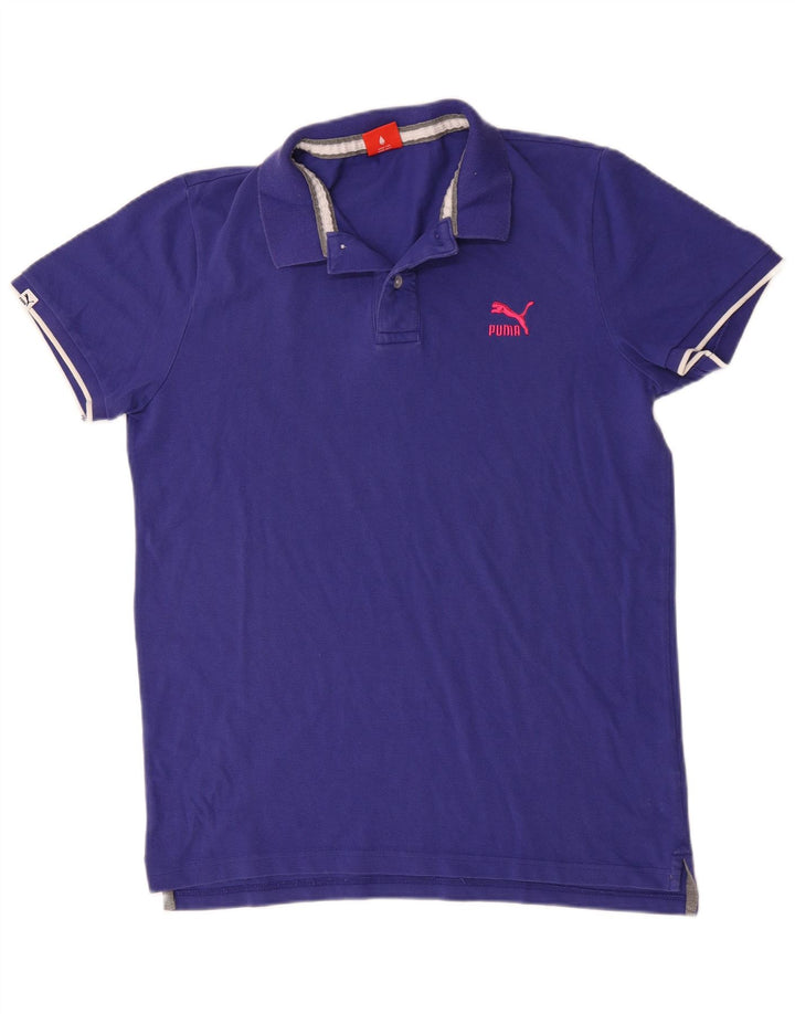 Puma Polo Homme Grand Bleu Coton