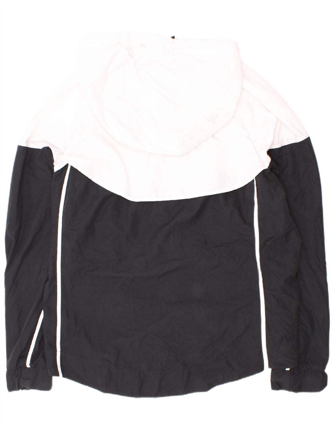 Nike Veste de survêtement à capuche pour homme en polyester color block blanc moyen