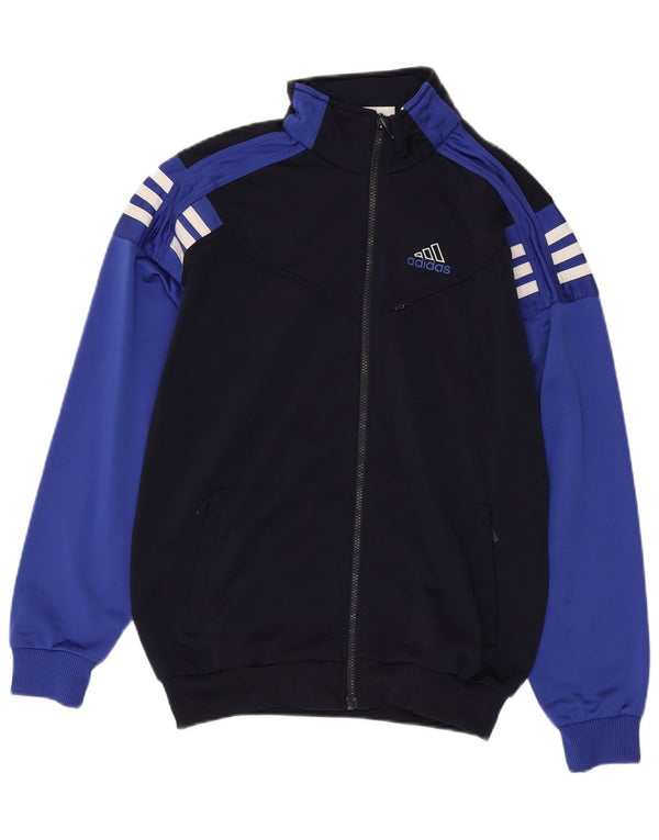 Adidas Veste de Survêtement Garçon 15-16 Ans Bleu Marine Colourblock