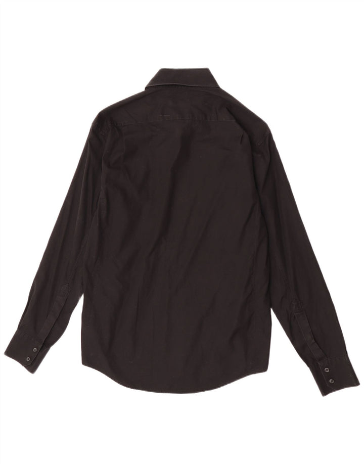 Reiss Chemise Homme Noir Moyen Coton