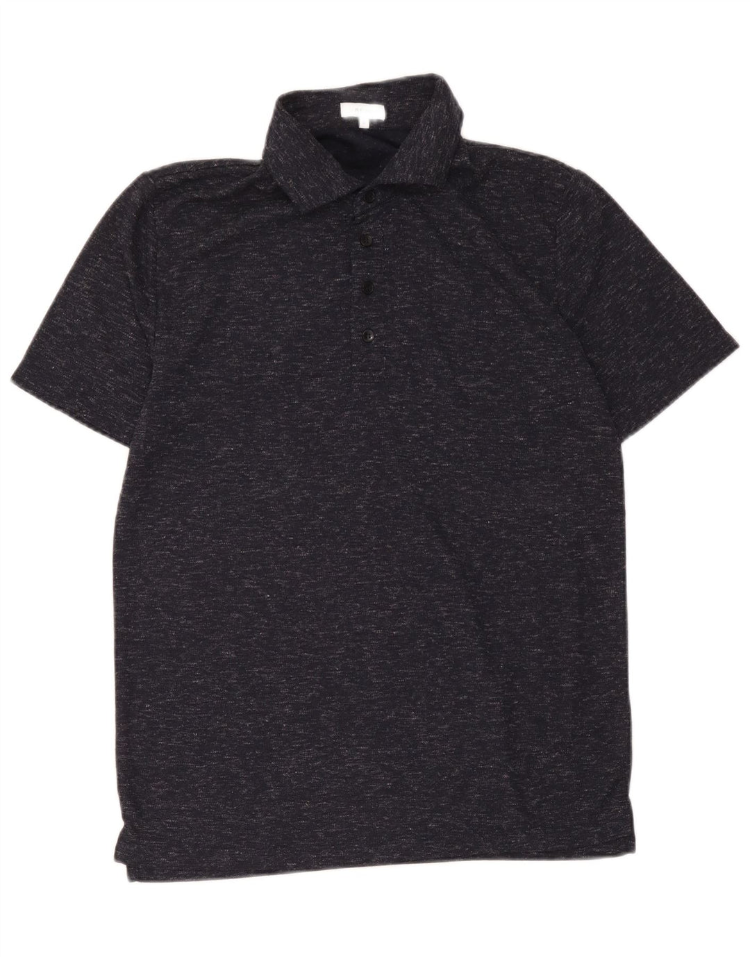 Reiss Polo Homme Bleu Marine Moyen Moucheté Polyester
