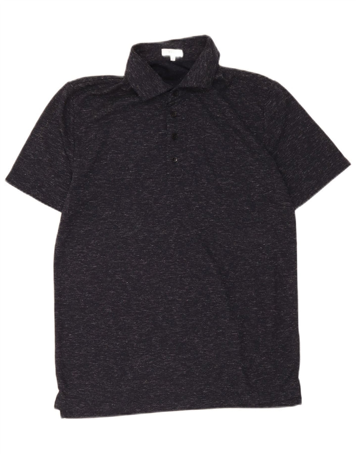Reiss Polo Homme Bleu Marine Moyen Moucheté Polyester