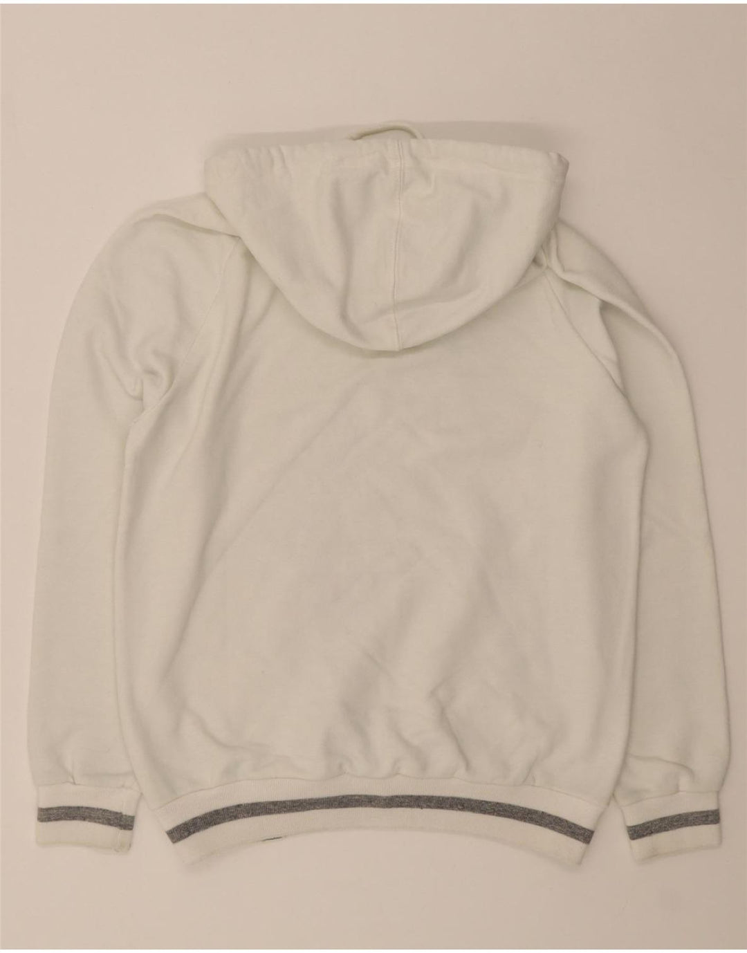 FRANKLIN & MARSHALL Mens Hoodie Jumper Small White Cotton Vintage Franklin & Marshall and Second-Hand Franklin & Marshall from Messina Hembry 