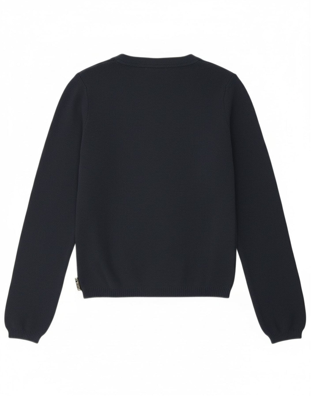 Playlife Femmes Crop Cardigan Pull UK 12 Moyen Bleu Marine Polyamide