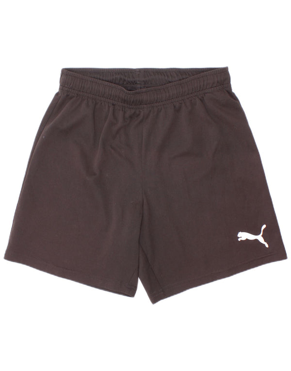 Puma Short de Sport Garçon 13-14 ans Noir Polyester