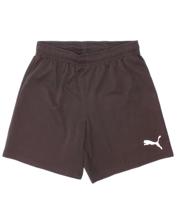 Puma Short de Sport Garçon 13-14 ans Noir Polyester