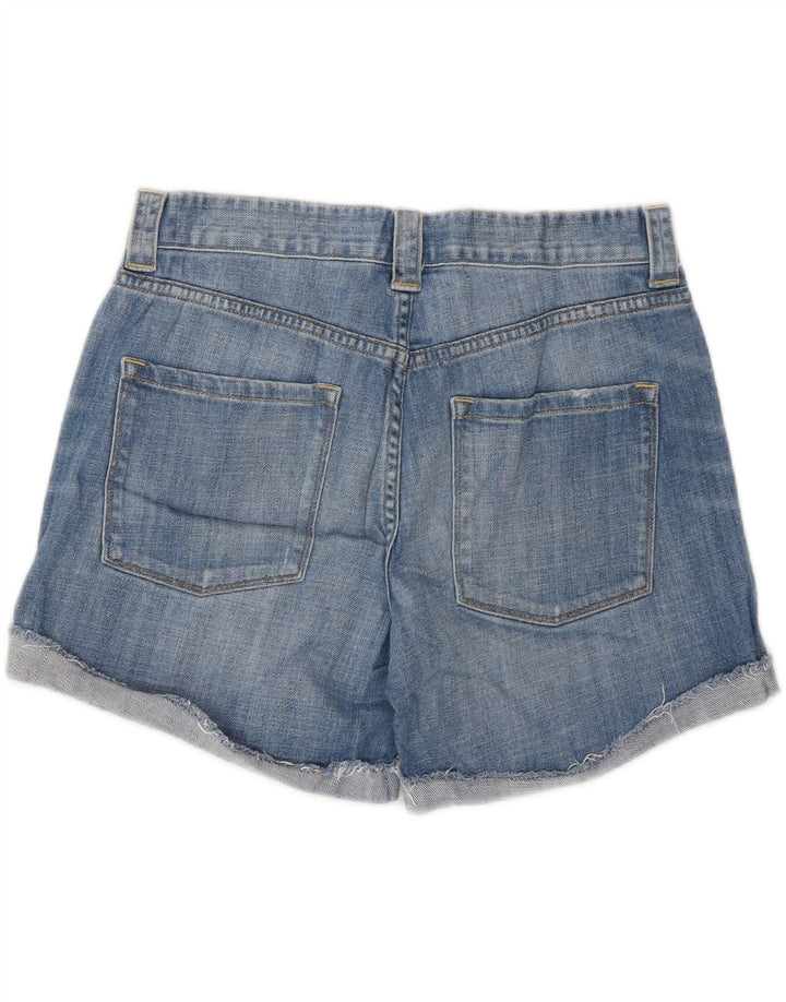 J. CREW Short en jean pour femme US 6 Medium W30 Bleu Coton