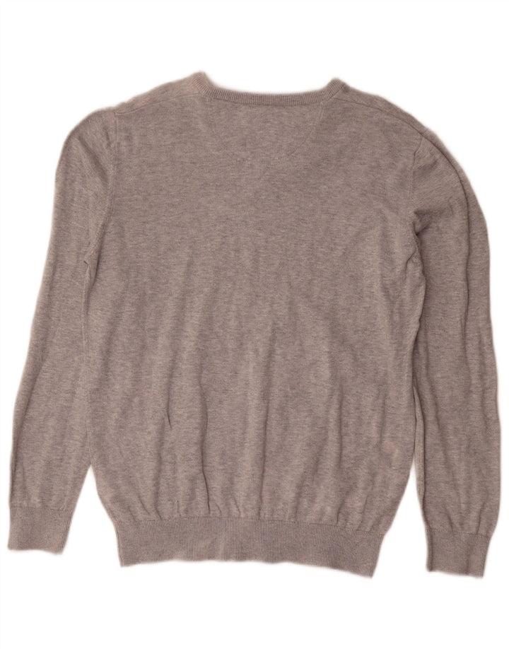 Lacoste Pull col V pour homme Taille 4 Gris moyen