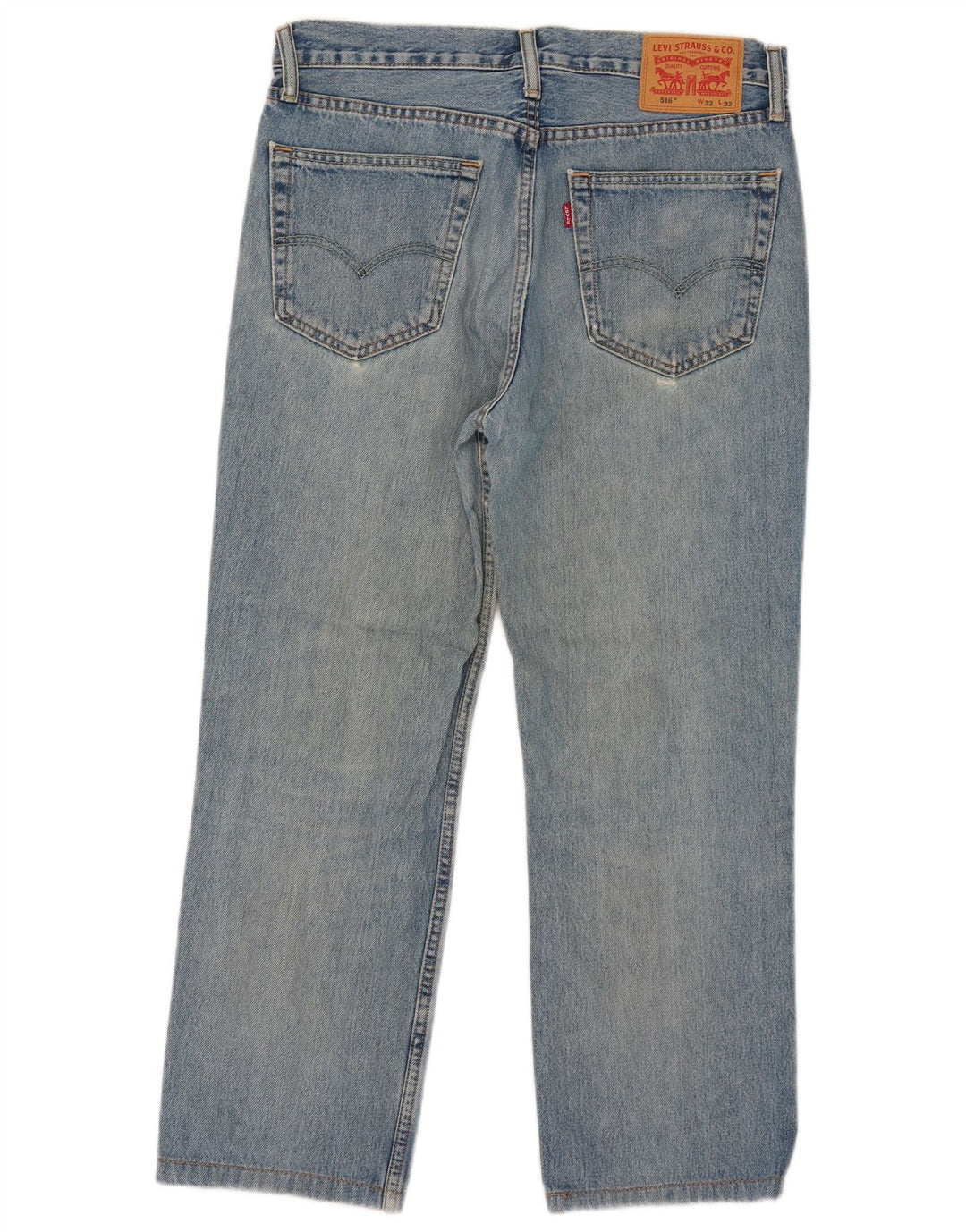 Levi's Jean Slim Droit 516 Homme W32 L26 Bleu Coton