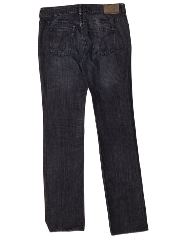 Calvin Klein Jean Slim Femme W28 L34 Bleu Marine Coton