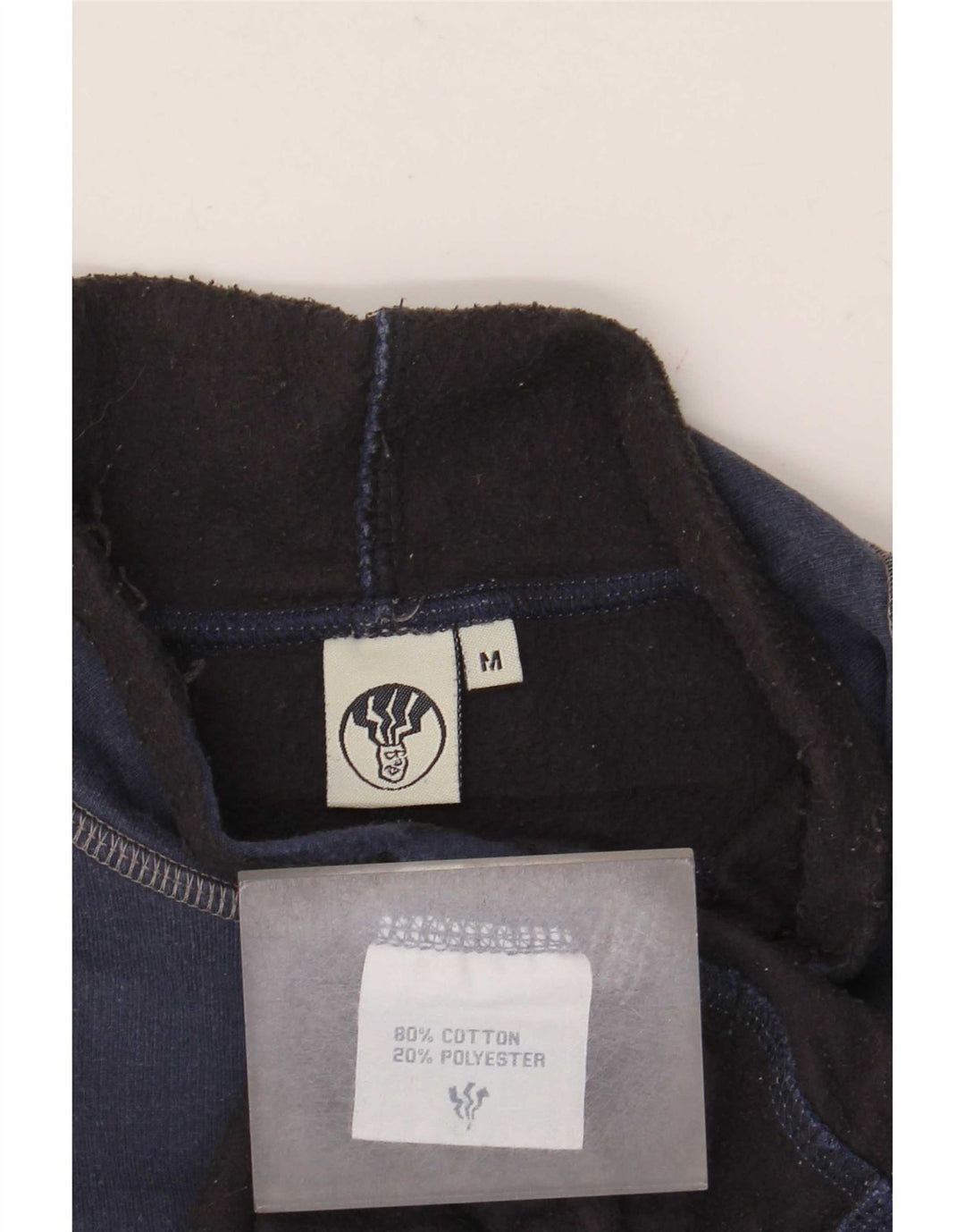 Fat Face Top Homme Manches Longues Bleu Marine Moyen Coton