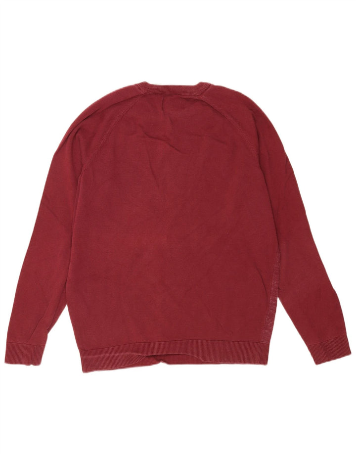 Jack & Jones Pull Col Rond Homme Rouge Moyen Moucheté Coton