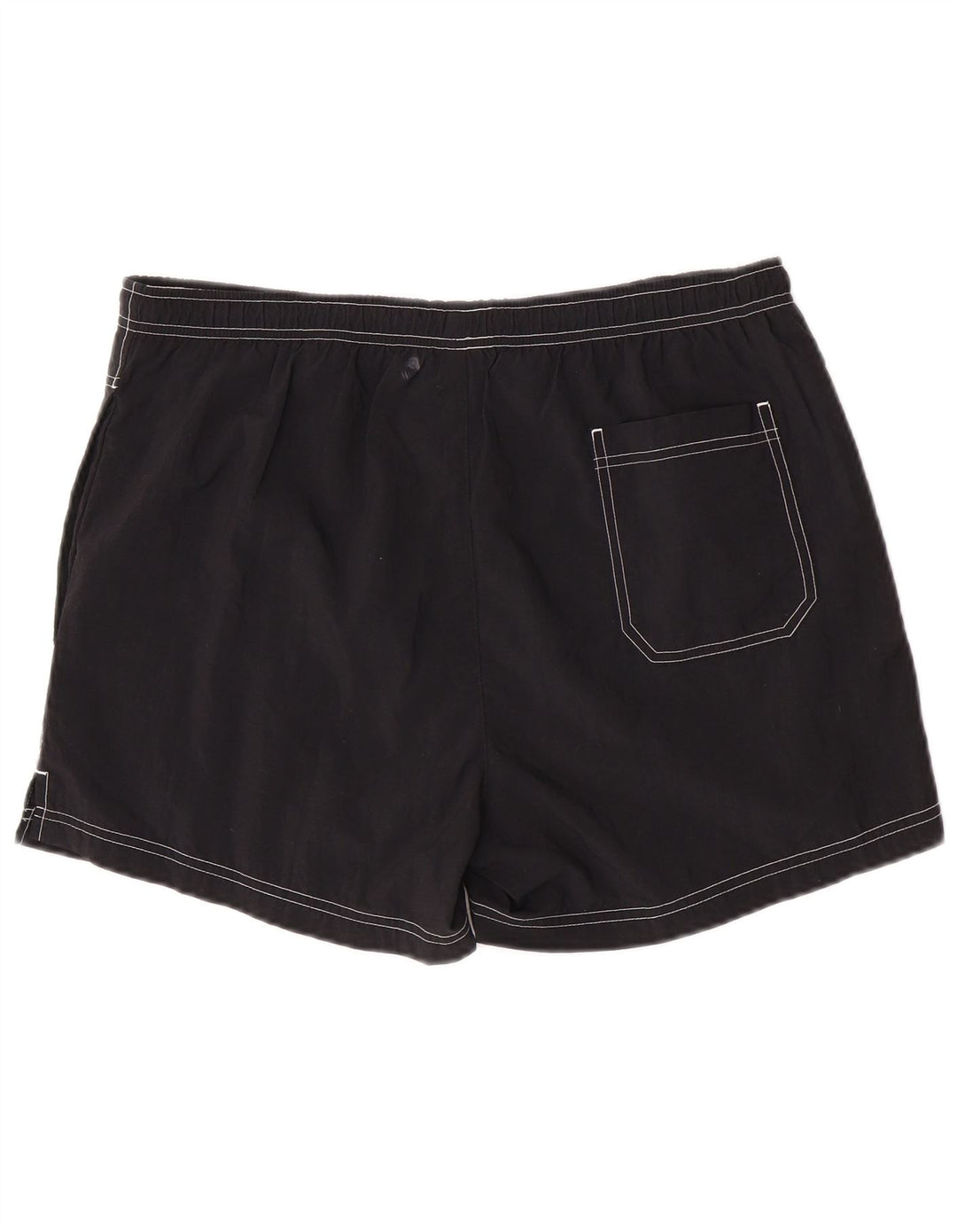 Champion Short de Bain Homme Large Noir Polyamide
