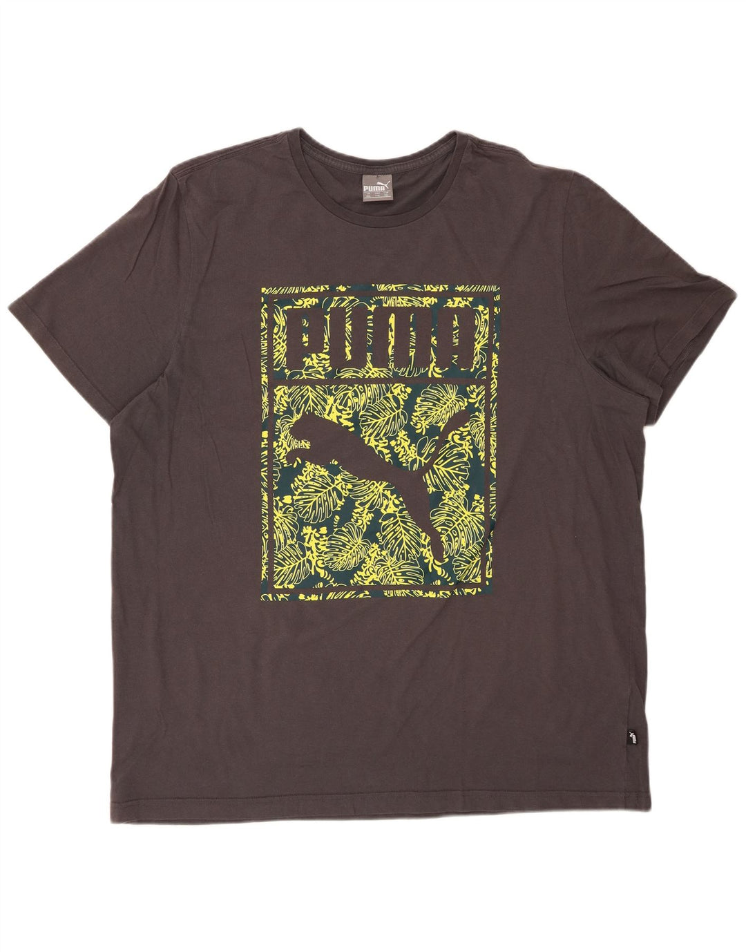 PUMA T-shirt graphique pour homme 2XL Gris