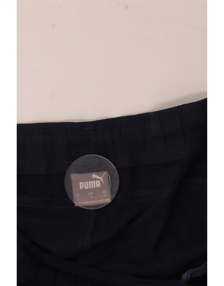 Puma Short de Sport Homme Bleu Marine Large