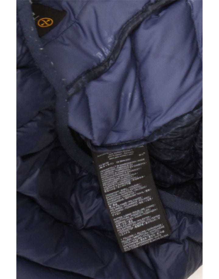 Jack Wolfskin Veste matelassée pour femme UK 8/10 Small Bleu marine Nylon