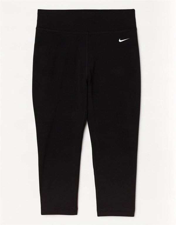 Nike Legging Capri Dri Fit pour femme UK 8 Small Noir Nylon
