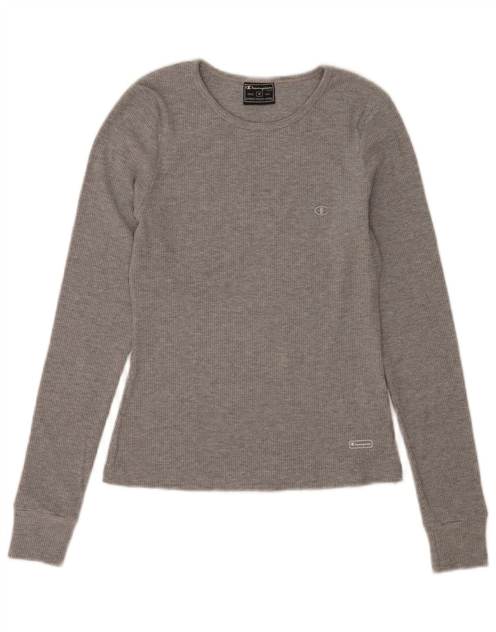 Champion Haut à manches longues pour femme UK 14 Gris moyen