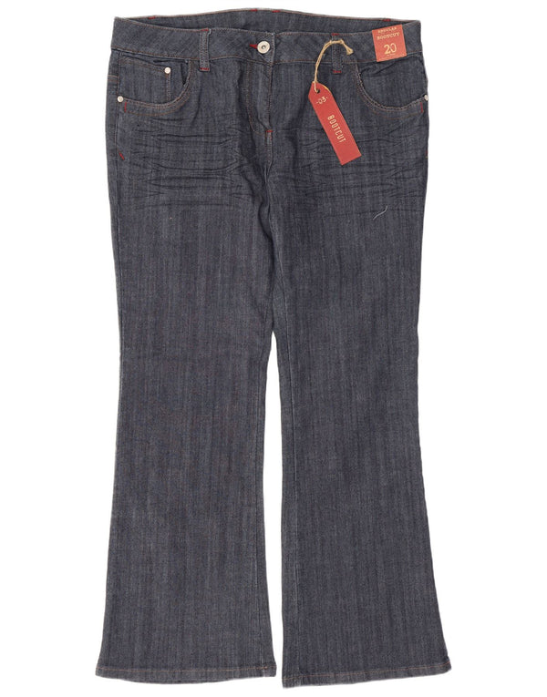 Dorothy Perkins Jean bootcut pour femme UK 20 2XL W40 L31 Bleu marine Coton